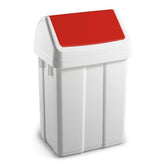 BIN WITH SWING RED LID 50L (TT 5061)